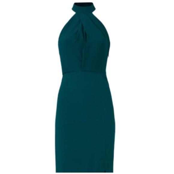 StyleStalker Bree Halter Dress in Green Size Small - Picture 4 of 4